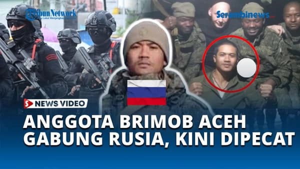 Personel Brimob Aceh Dipecat Usai Gabung Tentara Bayaran Rusia