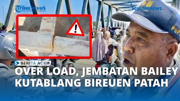 Jembatan Bailey Kutablang Patah, Arus Lalu Lintas Terhambat 8 Jam