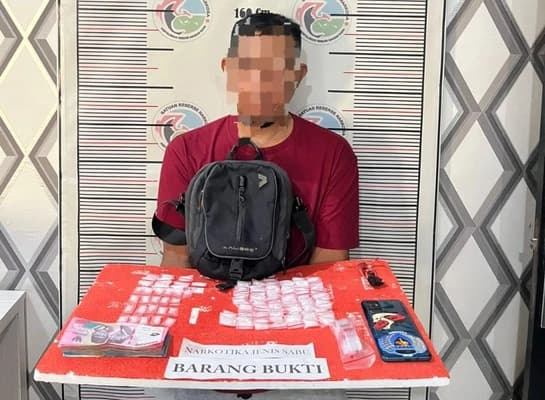 Polisi Nagan Raya Amankan 114 Paket Sabu, Satu Pengedar Ditangkap