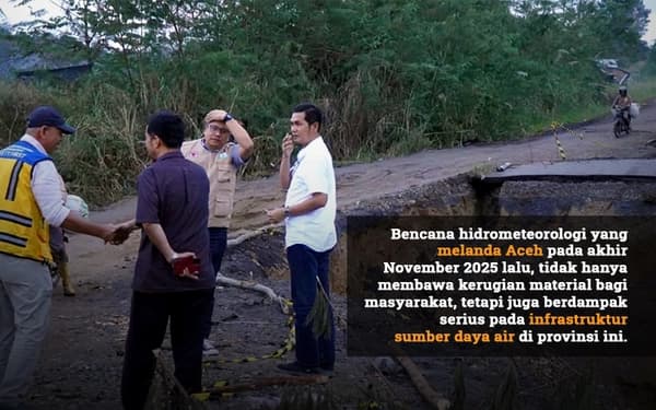 Banjir Aceh: 51 Sungai Rusak, 89 Ribu Hektar Lahan Pertanian Terancam