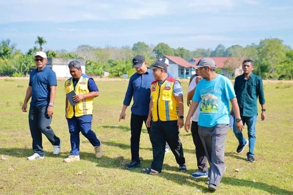 Pembangunan Sekolah Rakyat Tahap II di Meureubo Tinjau Lahan 7,5 Hektare