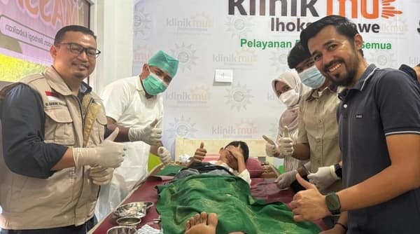 50 Anak Korban Banjir dan Kurang Mampu Ikut Khitan Massal di Lhokseumawe