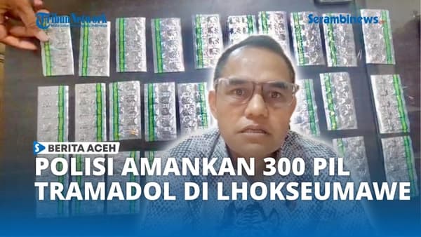 Polisi Sita 300 Pil Tramadol di Aceh Utara, Pengedar Beraksi Kembali