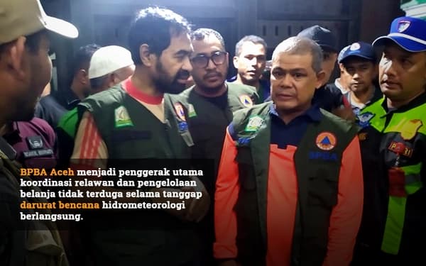 3.200 Relawan Bencana Aceh Terima Dana Rp5,9 Miliar dari Pemerintah