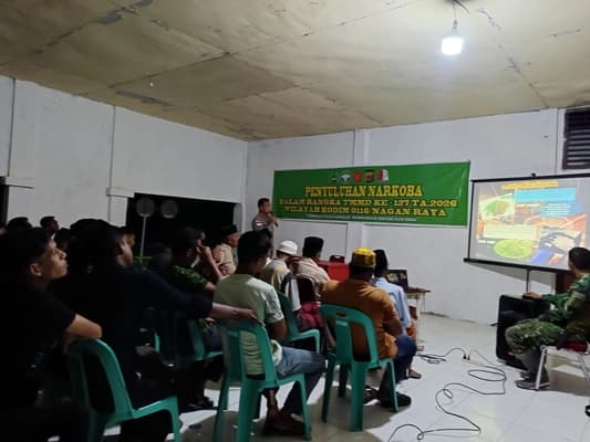 TNI Gelar Penyuluhan Hukum, Pertanian, dan Kebangsaan di Nagan Raya