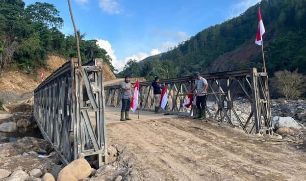 Jembatan Wih Kanis Rampung, Listrik Syiah Utama Masih Padam Total