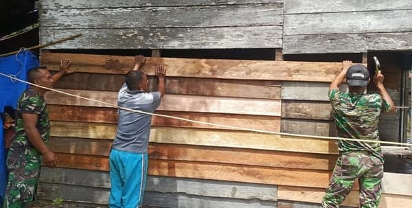 TMMD Kodim 0116 Nagan Raya Percepat Pembangunan Bak Air dan MCK untuk Warga