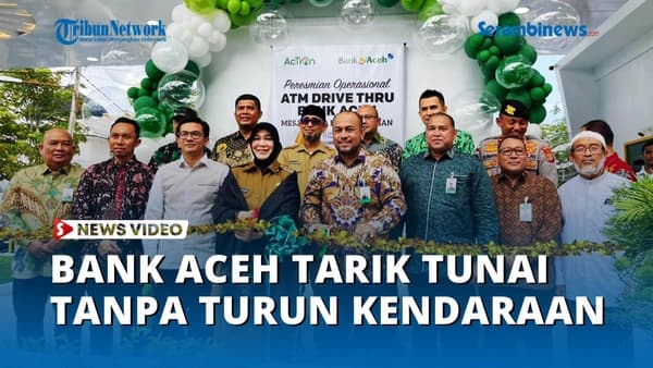 Bank Aceh Hadirkan ATM Drive Thru di Samping Masjid Raya Baiturrahman