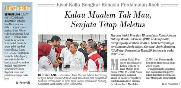 Jusuf Kalla Ungkap Rahasia Perdamaian Aceh: Peran Kunci Mualem