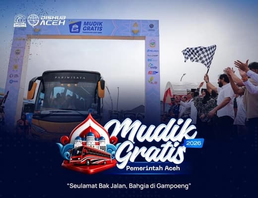 Mudik Gratis Pemerintah Aceh 2026 Dibuka Besok, Ini Syarat dan Rute Lengkapnya