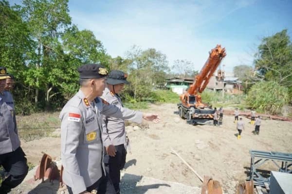 Polda Aceh percepat jembatan untuk 7.000 warga terdampak bencana