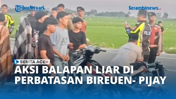 Patroli Gabungan Bubarkan Balap Liar di Perbatasan Bireuen-Pidie Jaya