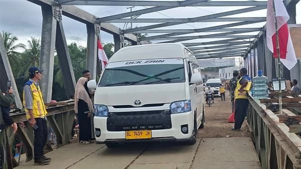 Jembatan Bailey Aceh Terancam Ambruk, Kementerian PU Ingatkan Batasi Tonase