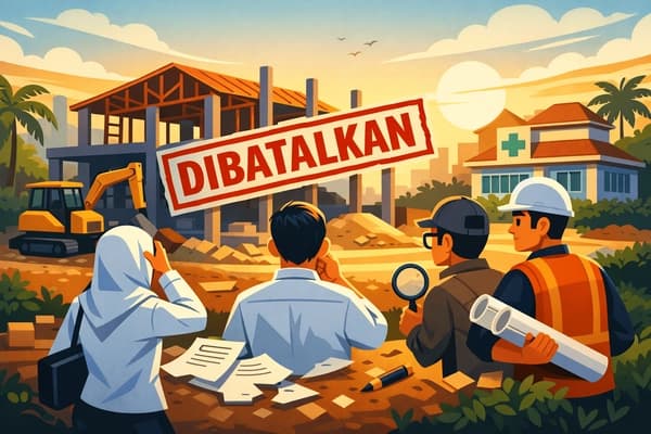 Tender Rumah Singgah Pasien Aceh Barat Rp3,2 Miliar Dibatalkan Mendadak