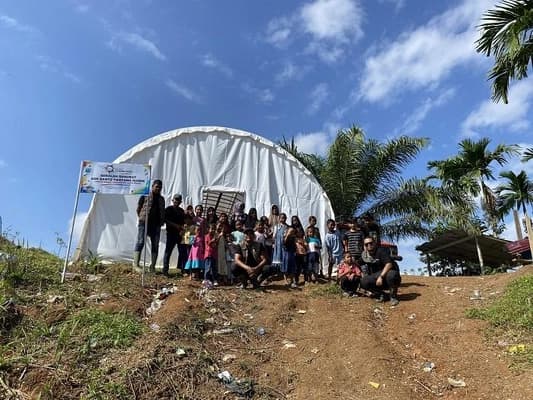 Sekolah Darurat untuk Anak Korban Banjir di Pedalaman Aceh Timur