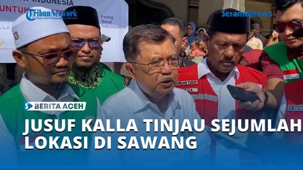 Jusuf Kalla Tinjau Pemulihan Pasca Banjir di Sawang Aceh Utara