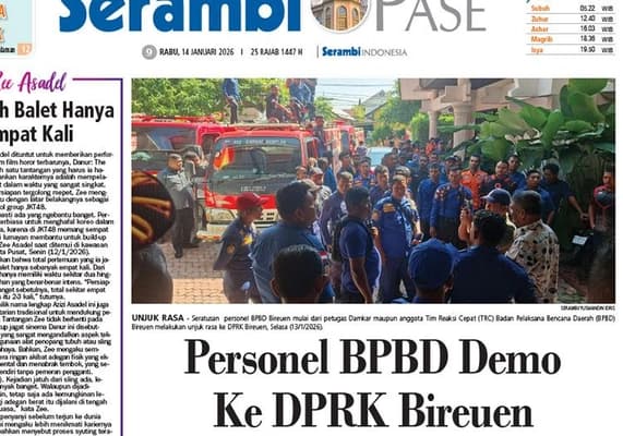 Personel BPBD Bireuen Demo ke DPRK, Tuding Penimbunan Bantuan Banjir