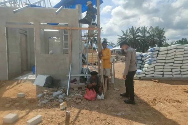 76 Huntap Polri untuk Warga Aceh Tamiang Tepat Waktu dan Berkualitas