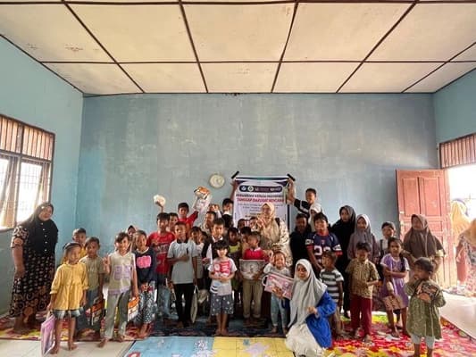 Dosen Unsam Langsa Pulihkan Semangat Belajar Anak Korban Banjir di Aceh Tamiang