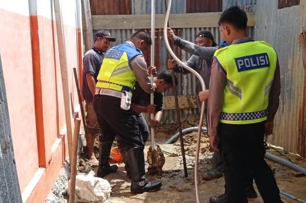 Polres Aceh Selatan Bangun Dua Sumur Bor untuk Warga Trumon Tengah Pascabanjir