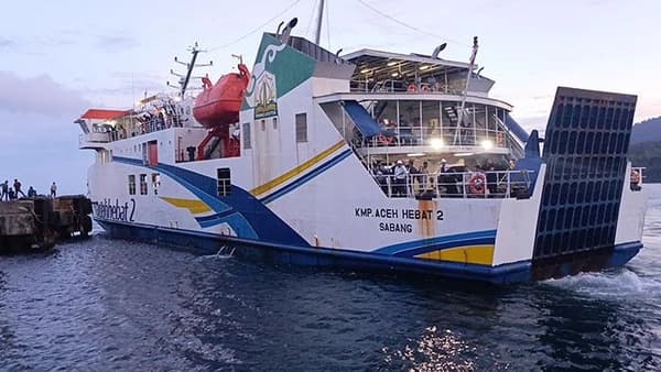 Jadwal Kapal Roro Sabang-Banda Aceh Tetap Normal, Warga Diminta Tiba 30 Menit Sebelum Keberangkatan