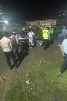 Polres Aceh Besar Patroli Subuh Cegah Balap Liar Remaja di Kota Jantho