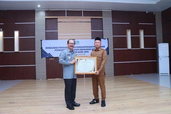 Aceh Jaya Raih Penghargaan Posbankum Gampong Terbaik Se-Aceh