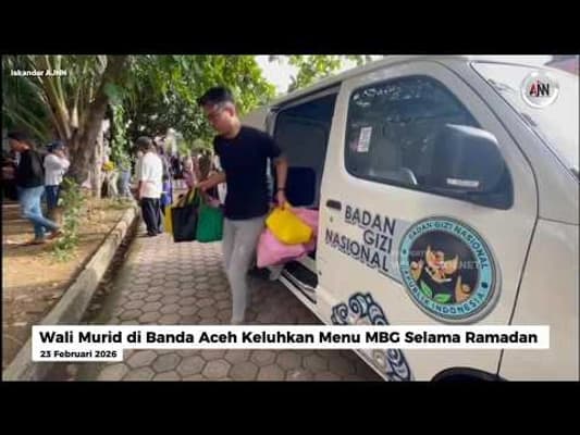 Wali Murid Banda Aceh Keluhkan Menu MBG Selama Ramadan, Apa Penyebabnya?