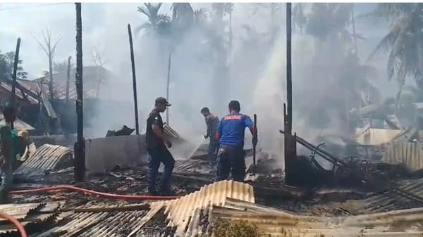 Enam Ruko di Aceh Utara Terbakar, 24 Jiwa Kehilangan Tempat Tinggal