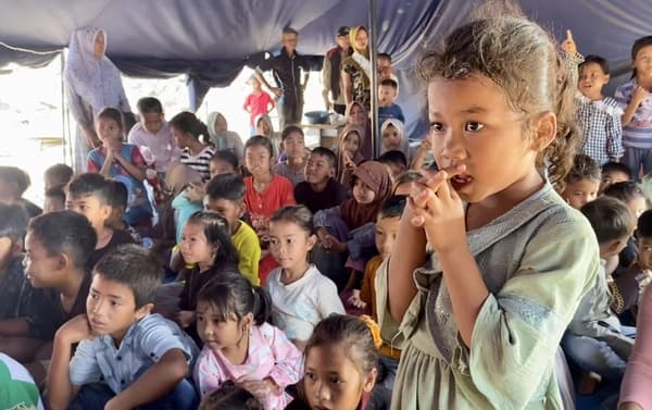 Puluhan Anak Penyintas Banjir Aceh Utara Ikuti Pemulihan Psikososial
