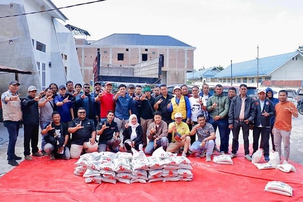 Jurnalis Aceh Tengah dan Bener Meriah Terima Bantuan Pasca Banjir