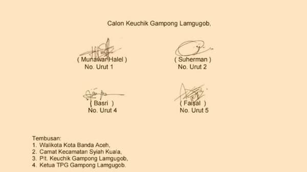 Empat Calon Keuchik Tolak Hasil Pilciksung Lamgugob, Dugaan Suara Siluman