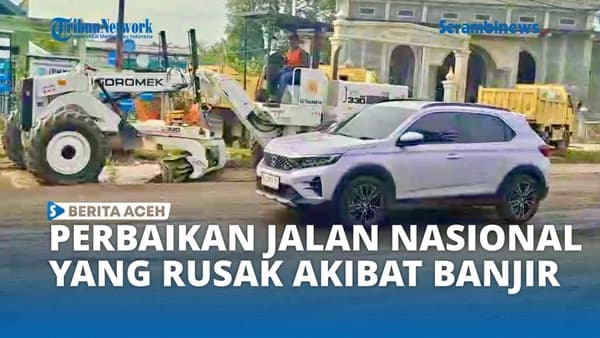 Perbaikan Jalan Gandapura-Bireuen Berlanjut, Warga Diminta Waspada