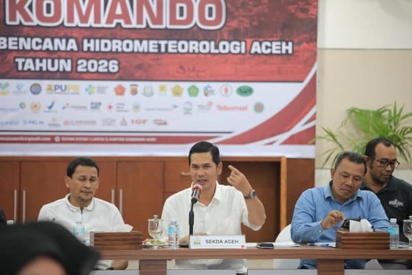 
						 Pemerintah Aceh Dorong Kolaborasi Lintas Sektor untuk Percepat Pemulihan Ekonomi Pascabencana 
					