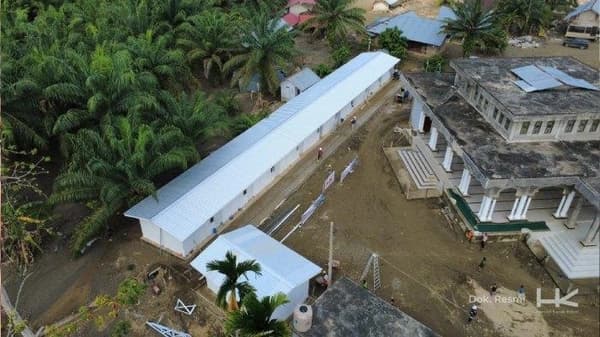 Pembangunan Huntara di Aceh Timur Capai 97 Persen, Siap Tempati Warga