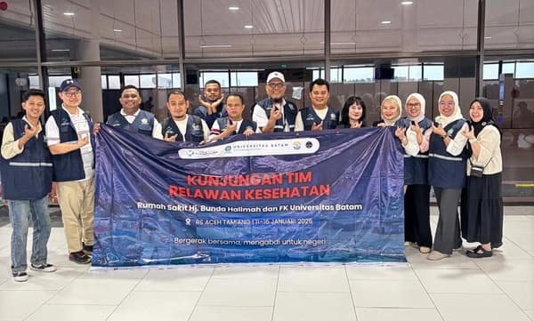 Tim Relawan Kesehatan dari Batam Bantu Pelayanan Medis di Aceh Tamiang