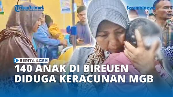 140 Anak Bireuen Keracunan MBG, Ratusan Dilarikan ke Puskesmas
