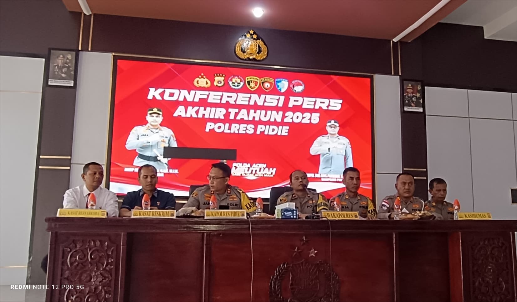 Polres Pidie Tuntaskan 93% Kasus Kriminal di Tahun 2025