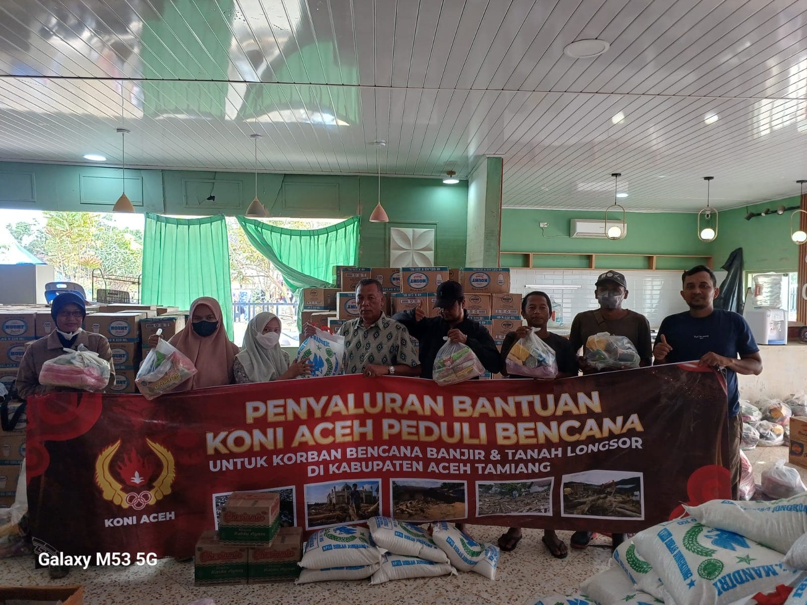 Bansos KONI Aceh Tamiang untuk Pengungsi dan Insan Olahraga Pasca Bencana