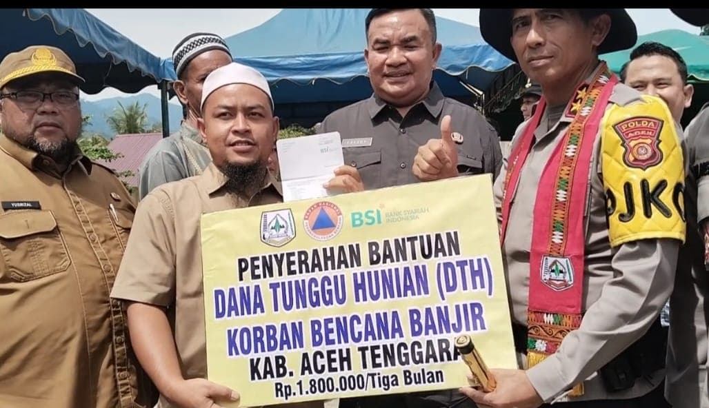 Warga Aceh Tenggara Terima DTH Rp1,8 Juta untuk Pemulihan Pasca Banjir