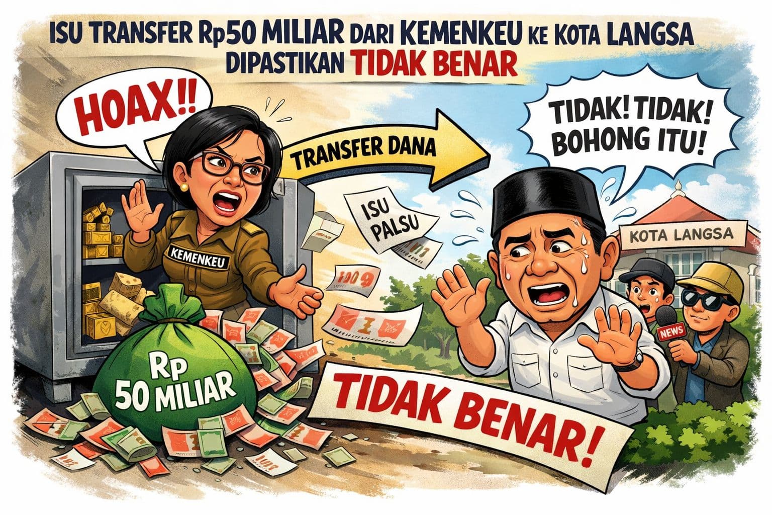 Pemkot Langsa Bantah Isu Transfer Rp50 Miliar dari Kemenkeu Pasca Bencana