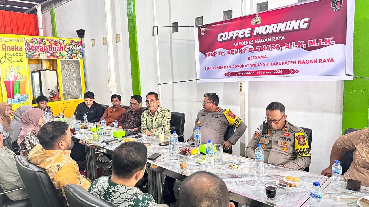 Kapolres Nagan Raya Perkuat Sinergi Penegakan Hukum Bersama Advokat
