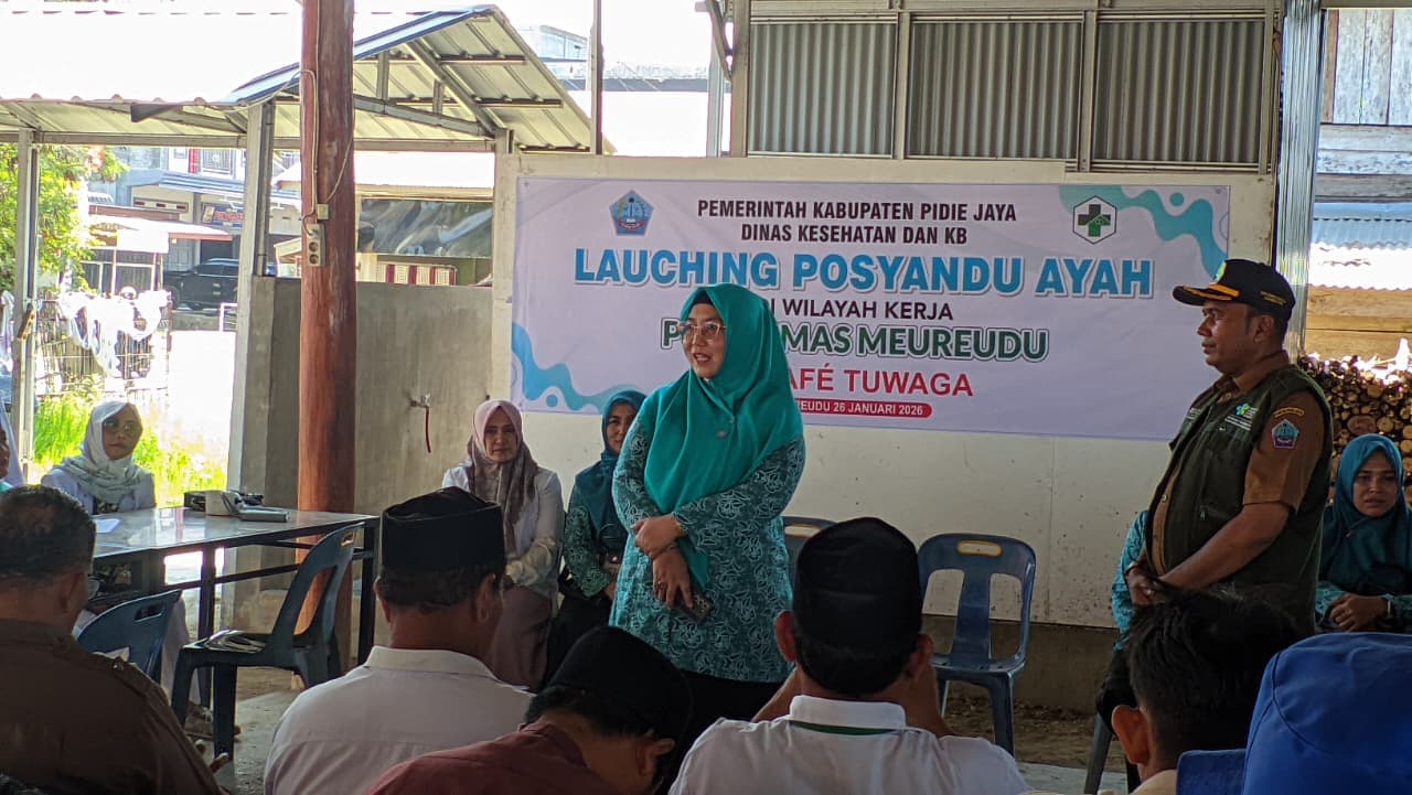 Posyandu Ayah Diluncurkan di Pidie Jaya untuk Cegah Stunting