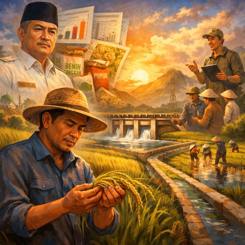 Satu Tahun Bupati Tarmizi: Swasembada Beras Aceh Barat, Tetap Ada Tantangan