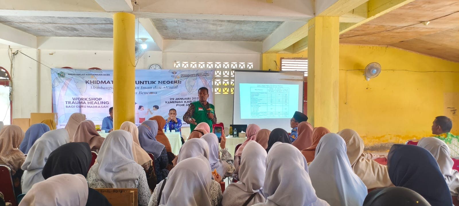 BDK Aceh Bantu Guru Penyintas Banjir Pidie Jaya Atasi Trauma