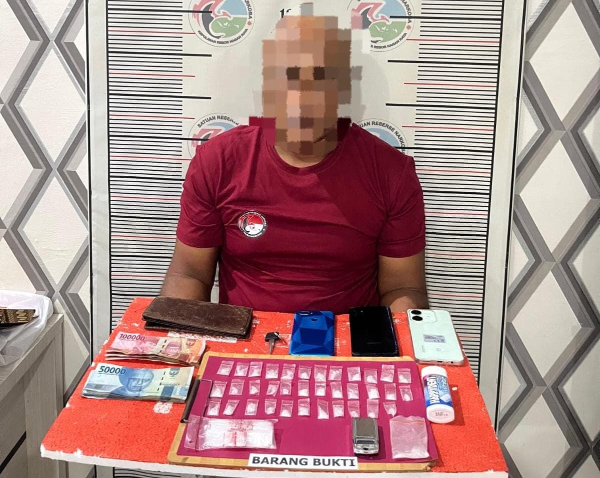 Satresnarkoba Nagan Raya Amankan 36 Paket Sabu Siap Edar, Warga Berperan Kunci