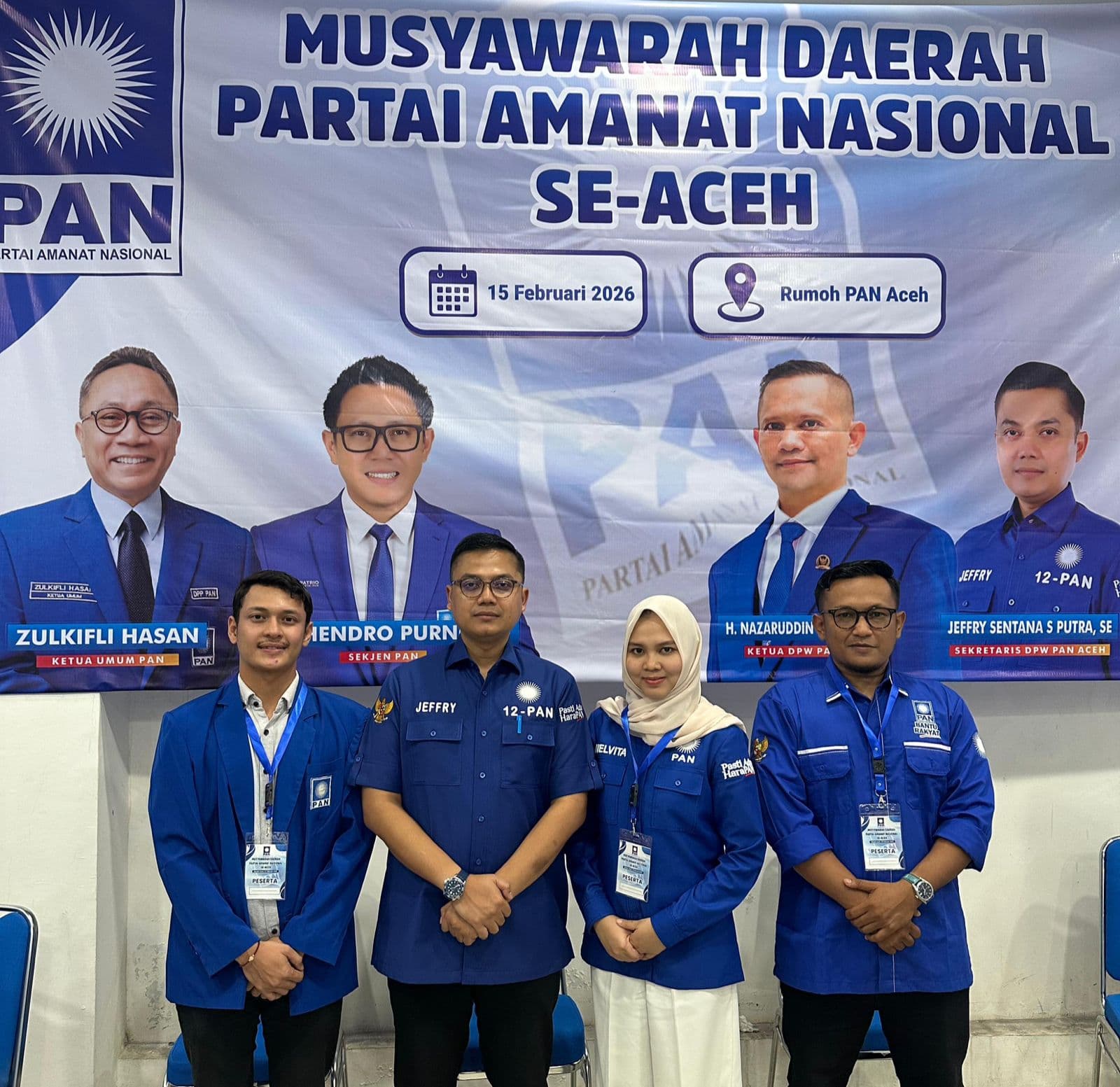 Melvita Sari Resmi Nahkodai PAN Langsa 2026–2031, PAN Aceh Siap Hadapi Pemilu 2029