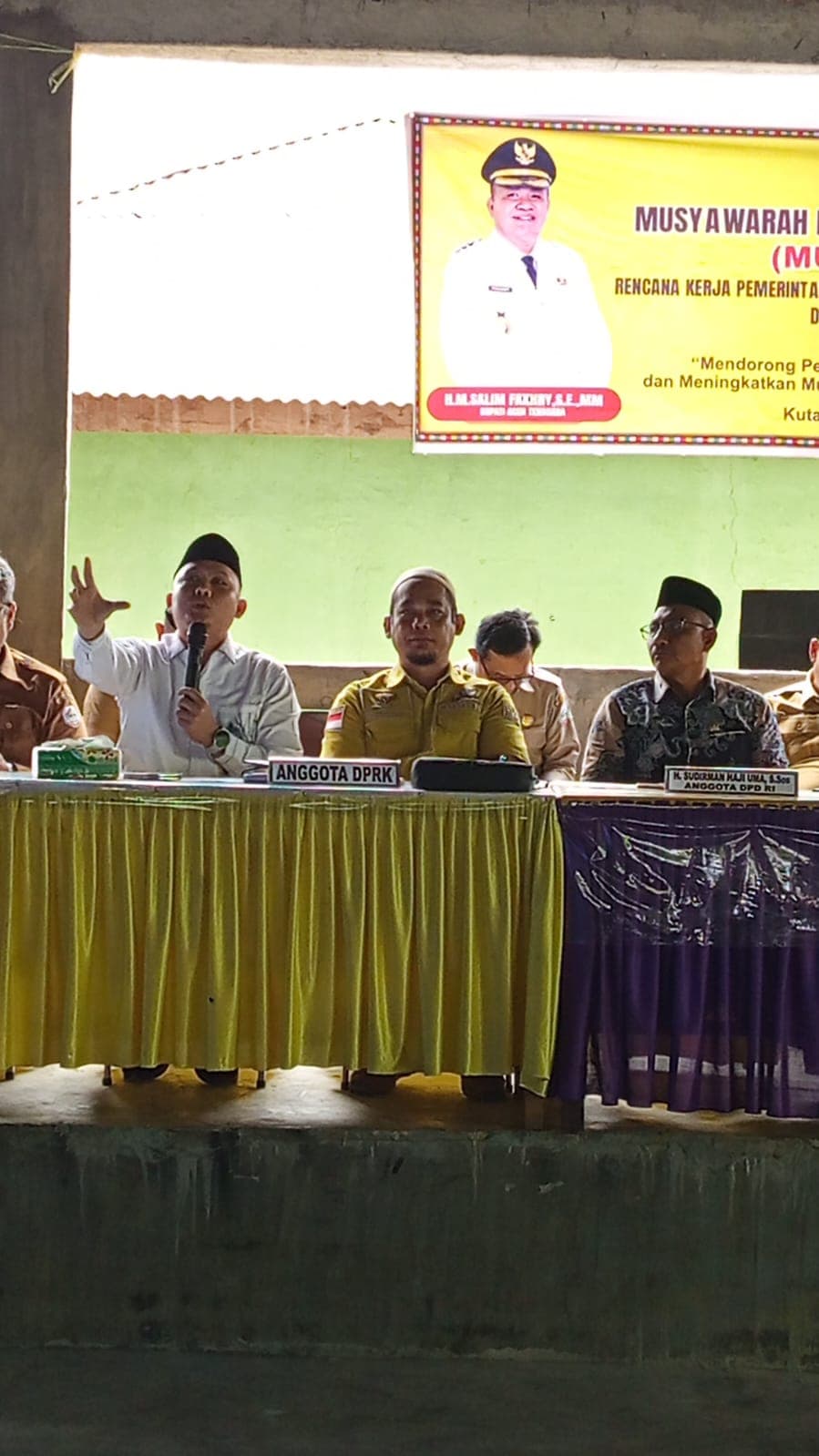 Abi Hasan Kawal Program Prioritas Pemulihan Banjir di Ketambe