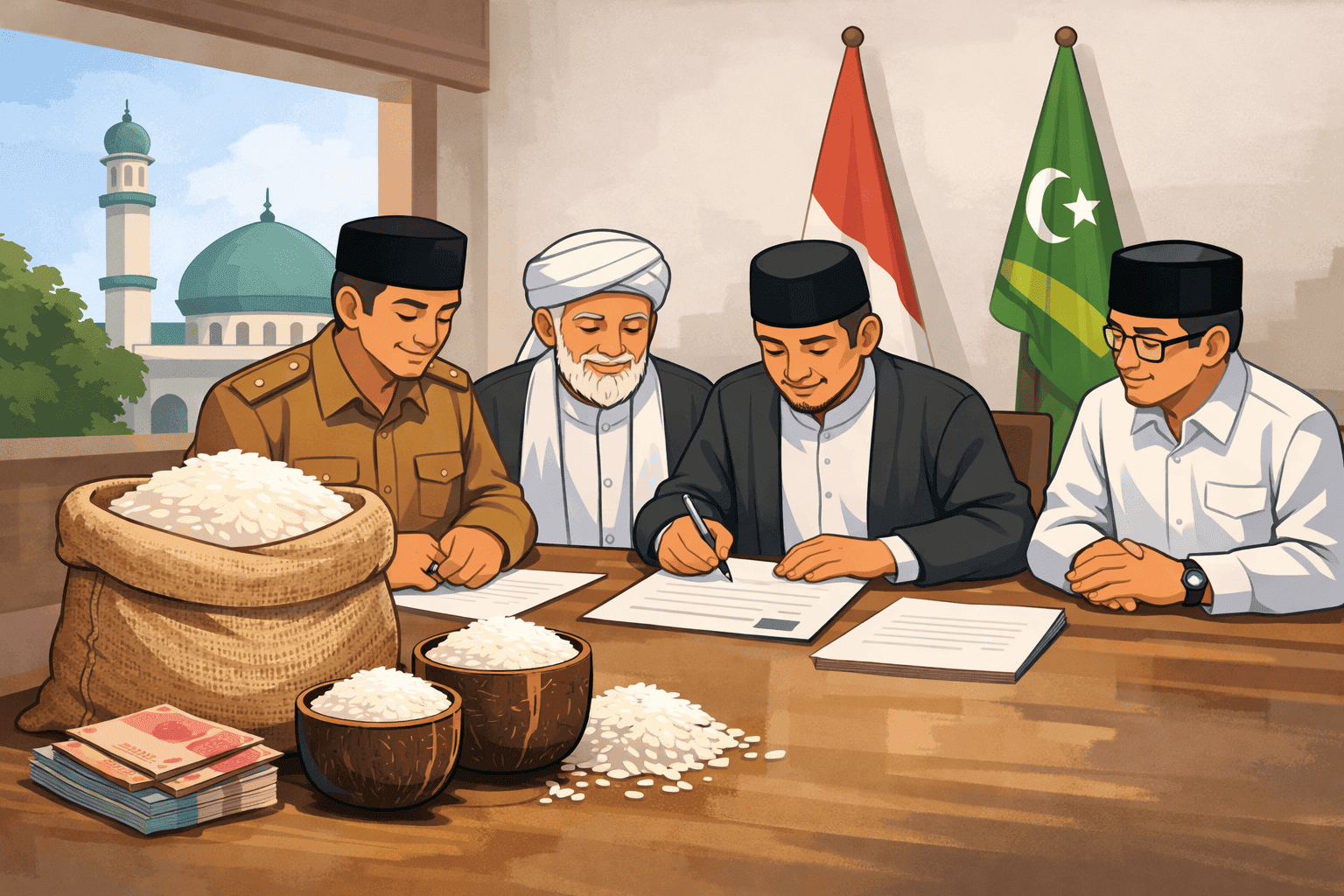 Zakat Fitrah Nagan Raya Tetap 2,8 Kg Beras per Jiwa untuk 1447 H