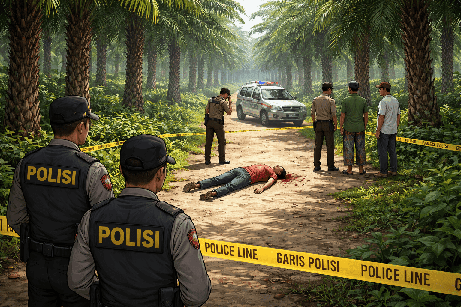 Pemuda Tewas di Perkebunan Sawit Nagan Raya, Polisi Selidiki Penyebabnya